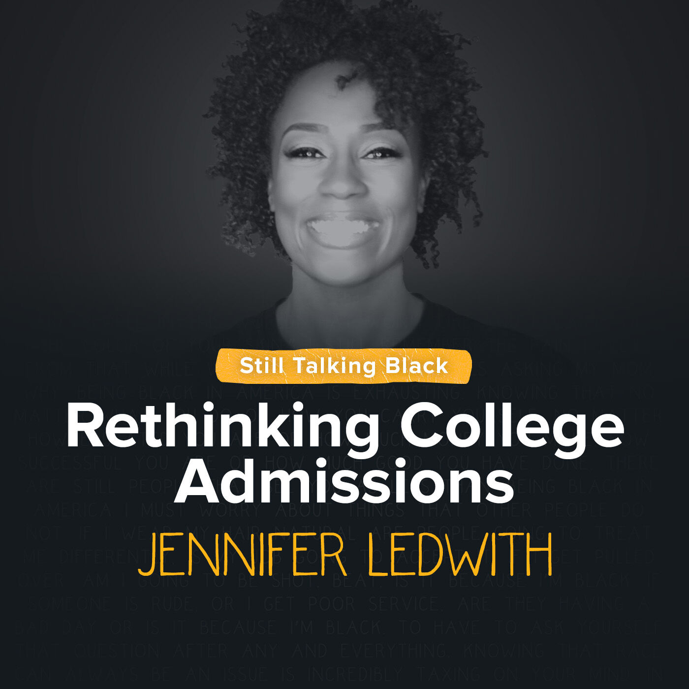 Rethinking College Admissions with Jennifer Ledwith